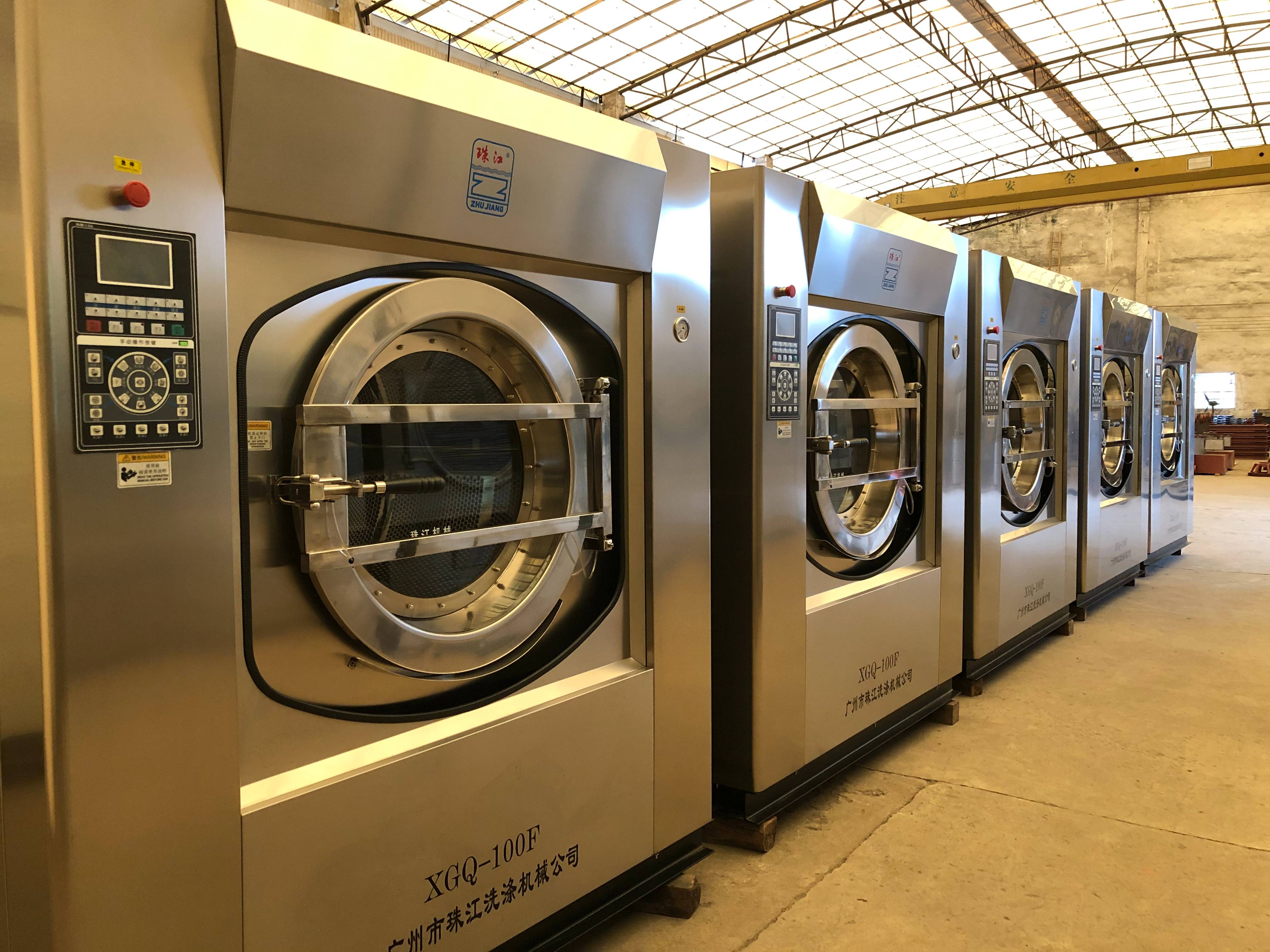 珠江洗滌品牌供應(yīng)變頻懸浮式結(jié)構(gòu)洗脫機(jī)案例